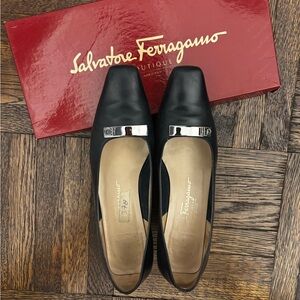 Salvatore Ferragamo Black Women's Shoes 7.5B